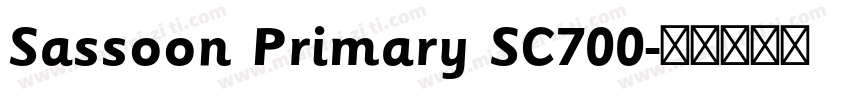Sassoon Primary SC700字体转换